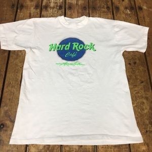 Vintage Hard Rock Cafe Aruba Tee/ L
